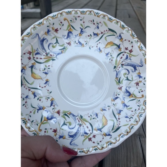 Vintage Gien Tuscany Tea Cup & Saucer  Western France - Picture 4 of 15